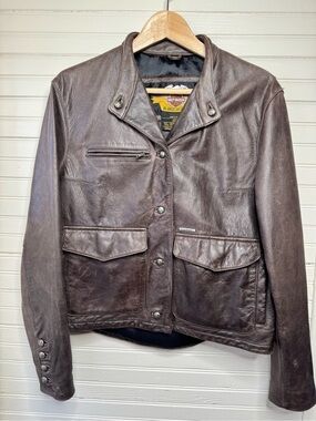 Harley Davidson Leather Jacket - Brown